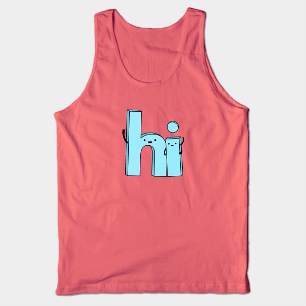 hi Tank Top by kimvervuurt